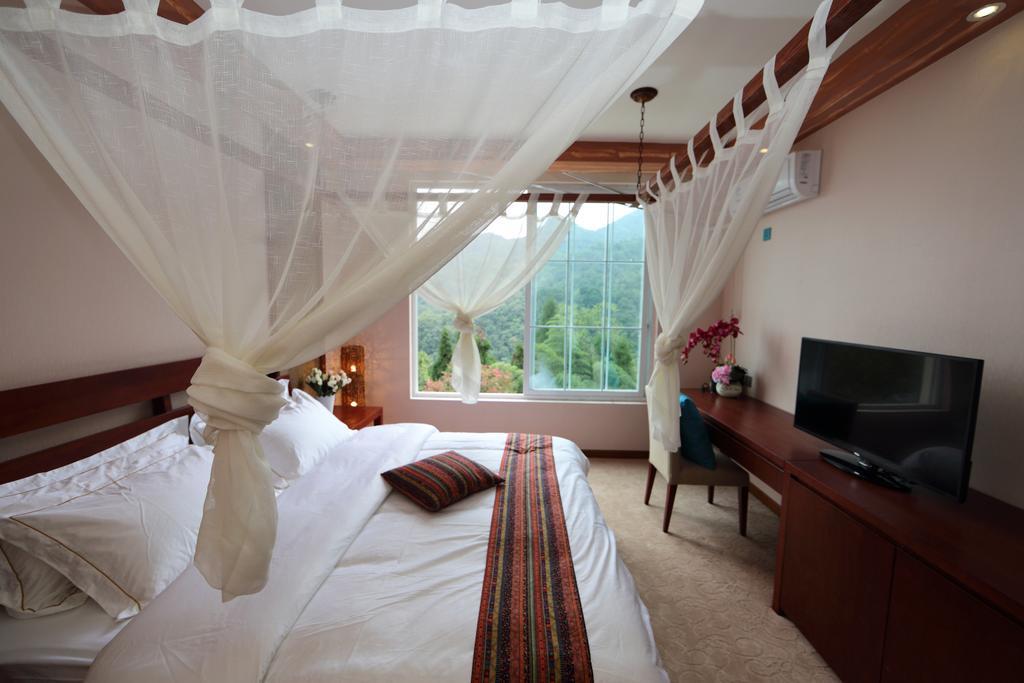 Panshan Tingquan Tuwo Holiday Resort Лешань Номер фото